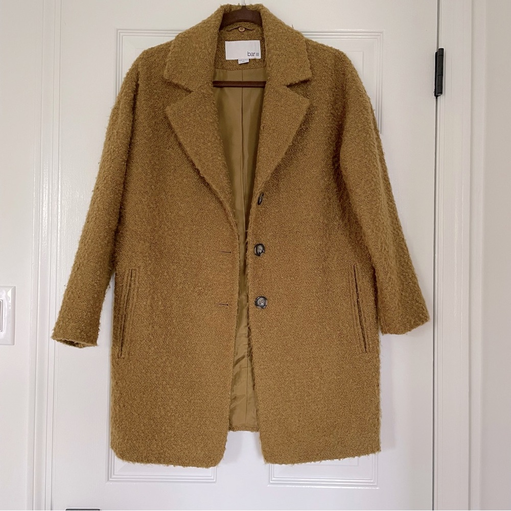 Bar III, Boucle Trench Coat
